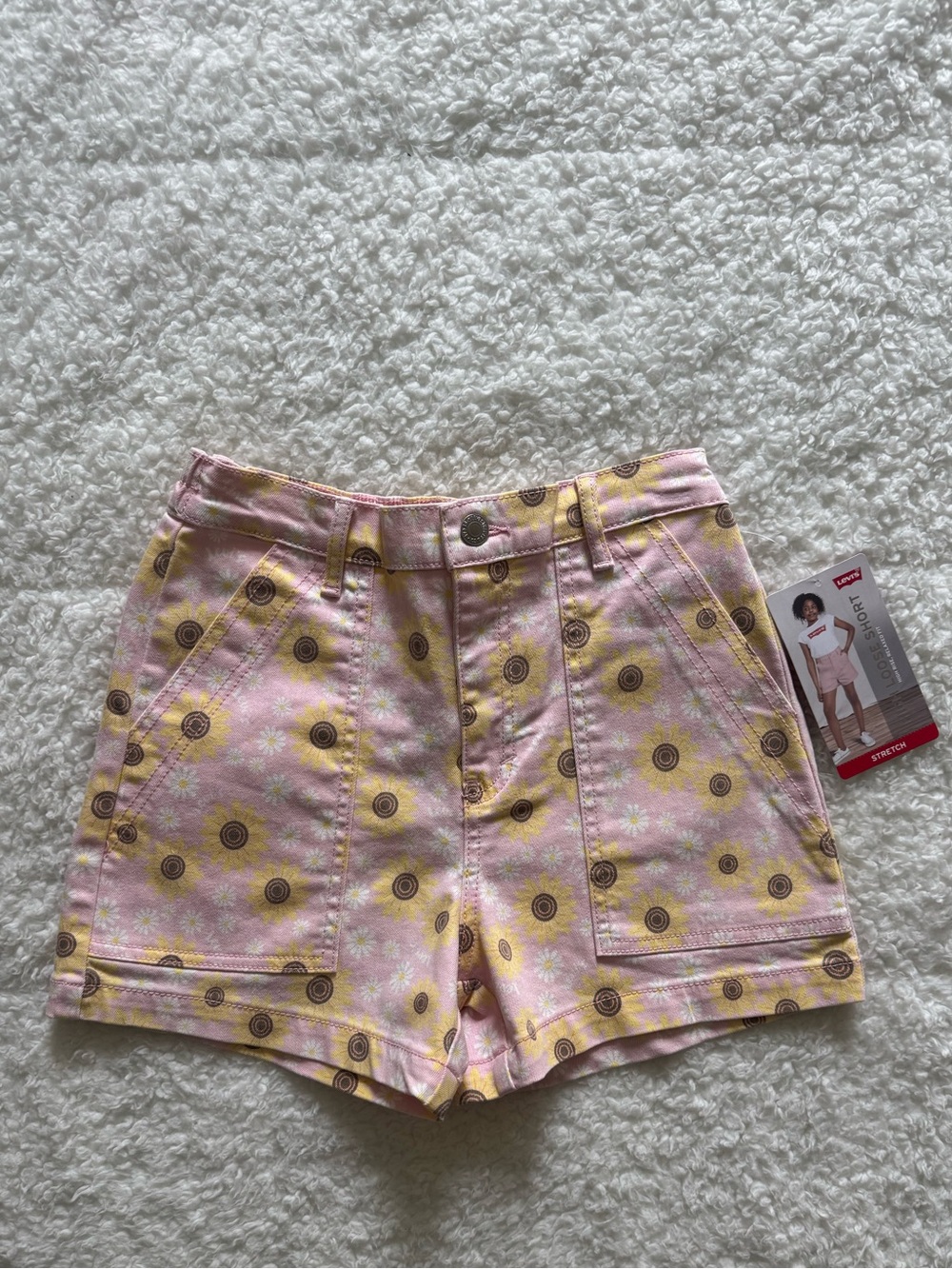 Levi’s girls sunflower shorts